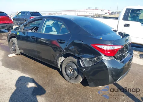 2015 Toyota Corolla Le из США, поврежденный, VIN 2T1BURHE1FC260391